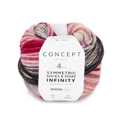 Katia Symmetric socks & more - infinity