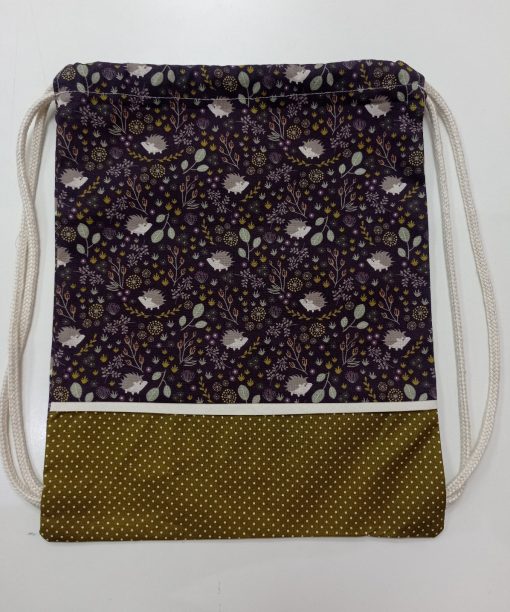 Mochila cuerdas erizos