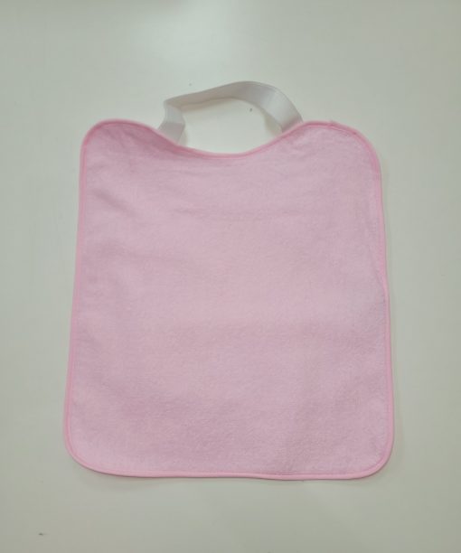Babero rizo con plástico grande goma 38 x 33 cm Duffi Baby