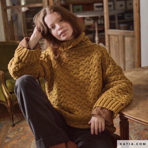 Katia revista  Mujer 100% WOOL TEXTURES 1 - Imagen 5