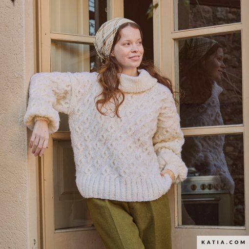 Katia revista  Mujer 100% WOOL TEXTURES 1 - Imagen 8