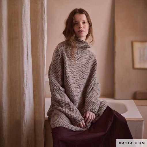 Katia revista  Mujer 100% WOOL TEXTURES 1 - Imagen 9