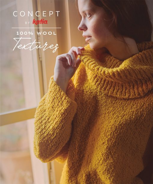 Katia revista  Mujer 100% WOOL TEXTURES 1